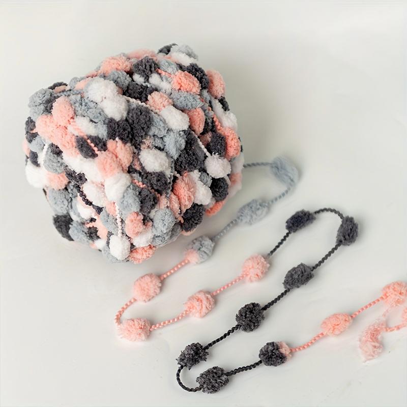 100g Space-Dyed Garment Accessories Mixed Color Handmade Crochet Knitting Weaving Thick Yarn Plush Multi-Color
