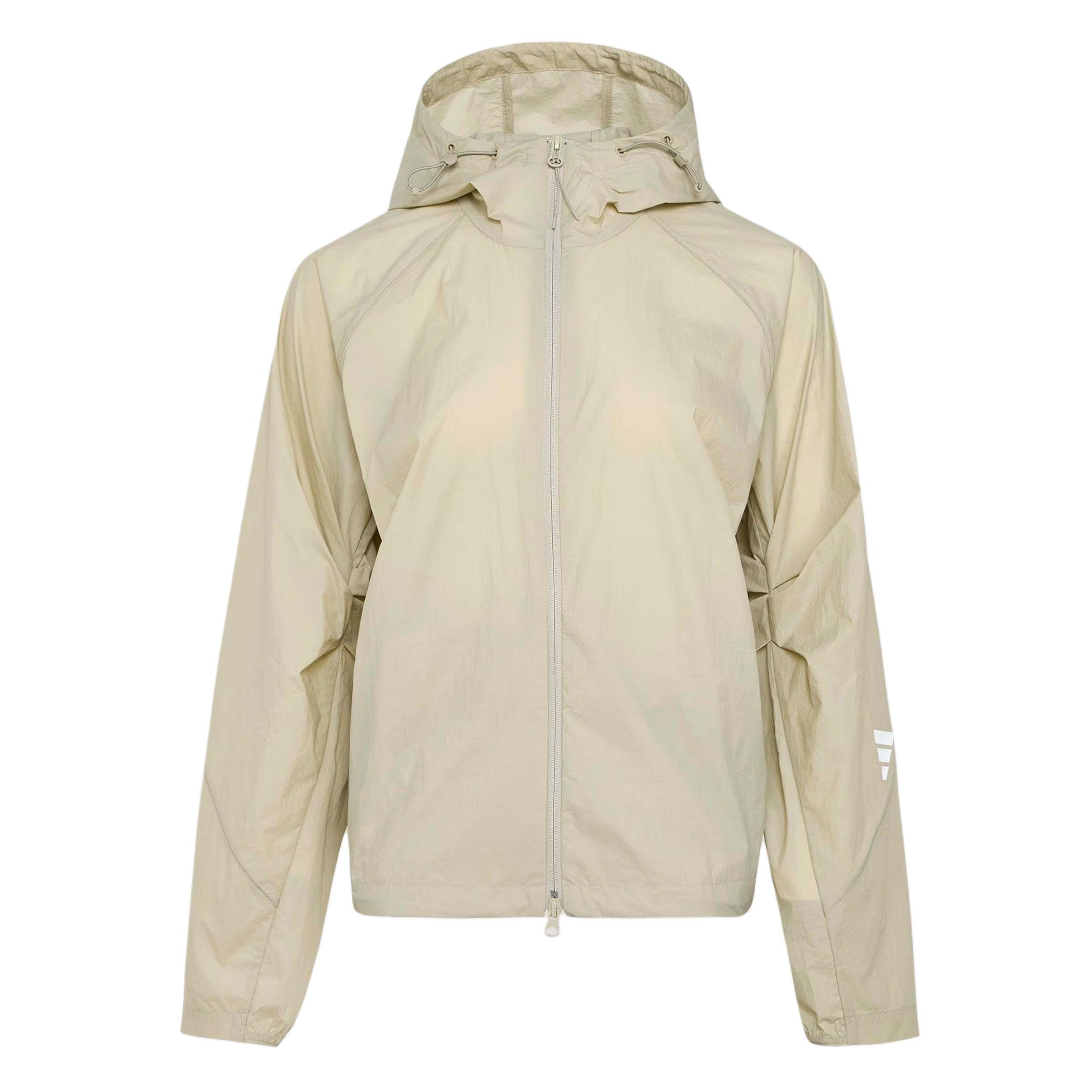 Adidas FOS Woven UPF50+ Loose Fit Hooded Long Sleeve Jacket Women jackets KS2734 S