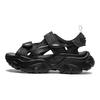 Soft Coca Women's Outdoor Slippers Beach Sandals Black AGUU002-1