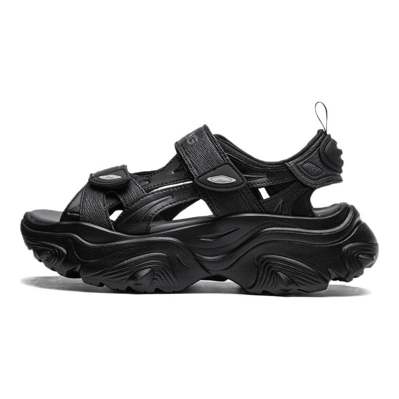Li-Ning Soft Coca Women s Outdoor Slippers Beach Sandals Black AGUU002-1 35