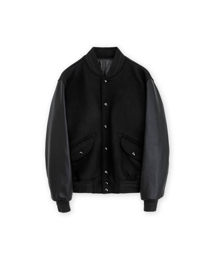 Brownyard Varsity Jacket, Black