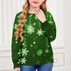 Christmas Day Sweatshirts For Children Boys And Girls Knit Sweater Cute Shirt Fall Crewneck Pullover Tops