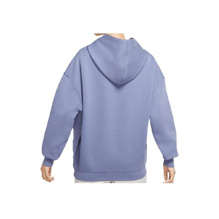 Nike Sportswear Hooded Pullover Sweatshirt Women Tops Indigo DH4091-412