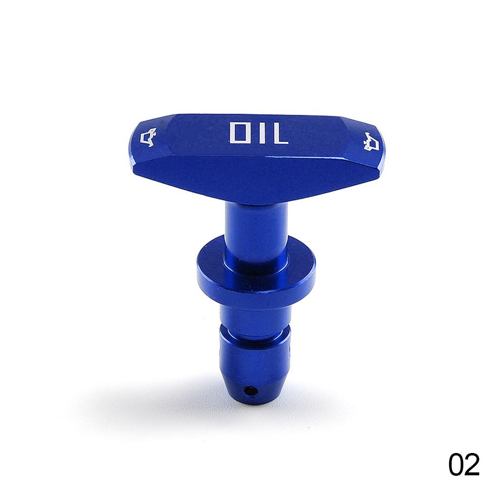 

Ручка для щупа измерения уровня масла в автомобиле Ручка для щупа измерения уровня масла в двигателе Алюминиевая заготовка Абсолютно новая Универсальная Автомобильная Замена синий