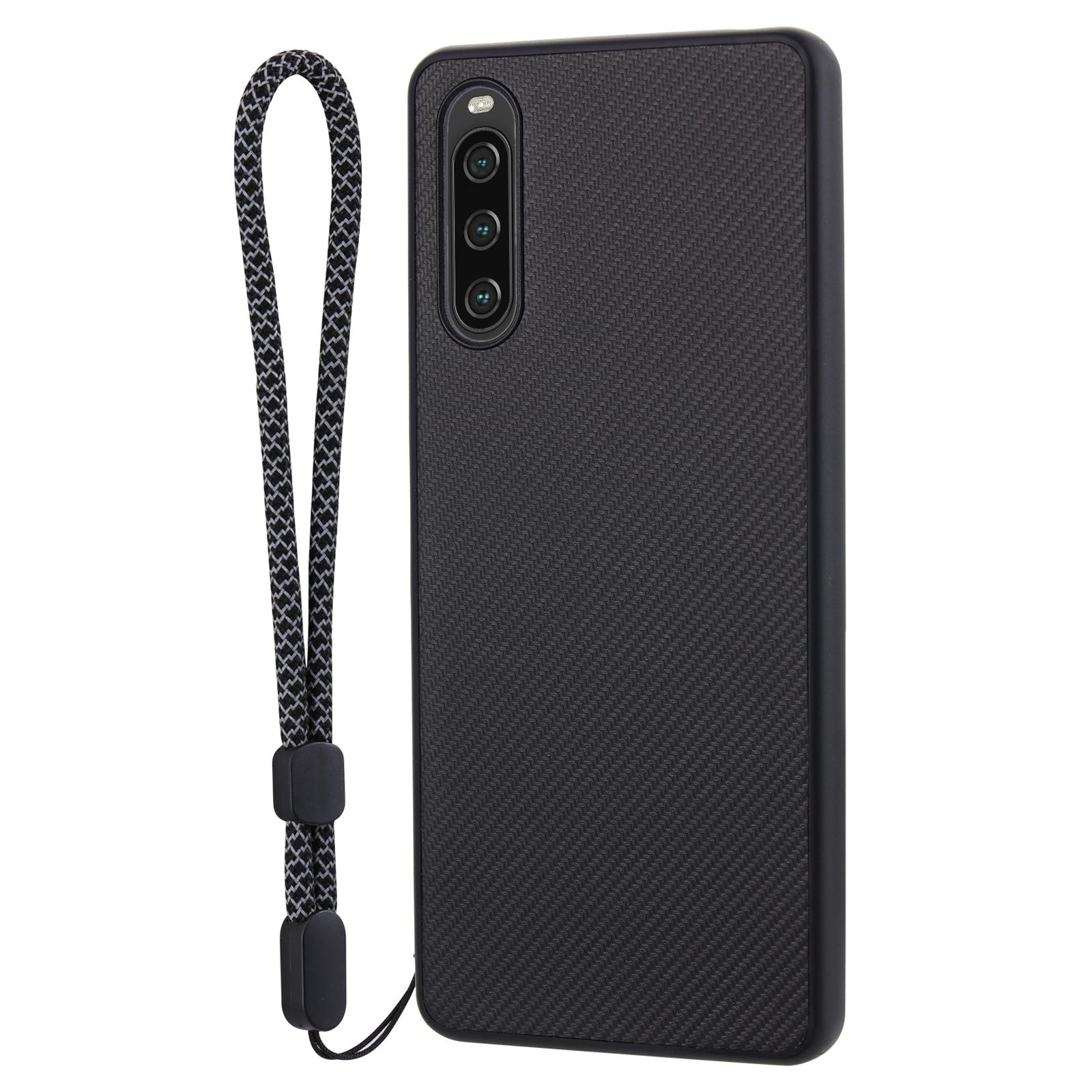 

VILI TC Series Phone Case for Sony Xperia 10 IV 5G Textured PU Leather Coated TPU Protective Cover A