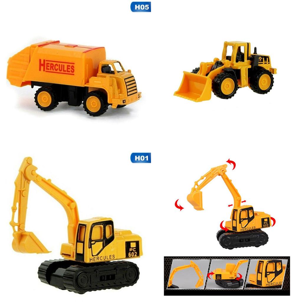 High-simulation Alloy Construction Truck Model Toy Mini Digger For Kids Fun