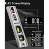 3-In-1 Spirit Level with 65ft Laser Distance Measure & 32ft Leveling Line, Firecore 9 Inch Torpedo Level Magnetic with Light, Rechargeable Small