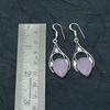Rose Chalcedony Gemstone Handmade 925 Sterling Silver Jewelry Earring