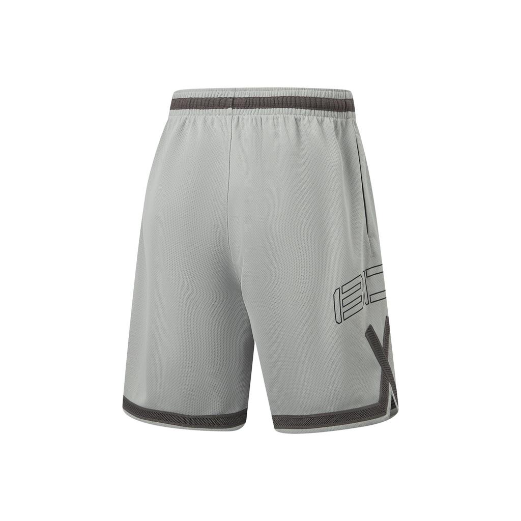 Li-Ning Breathable Color Block Lace-Up Basketball Shorts Men bottoms AAPW047-5