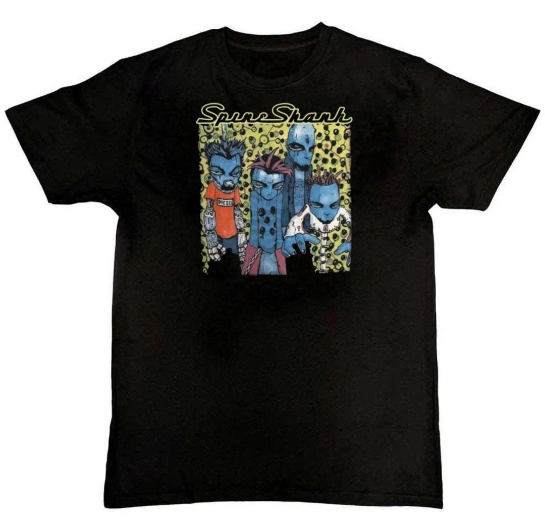Rare Spineshank Band Music Tour Graphic Print Unisex T-Shirt 4XL
