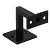 Black Hand Rail Bracket Stainless Steel for Staircase Wall Installation