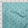 oneOone Cotton Poplin Light Blue Fabric Tropical Diy Clothing Quilting Fabric Print Fabric By Yard 42 Inch