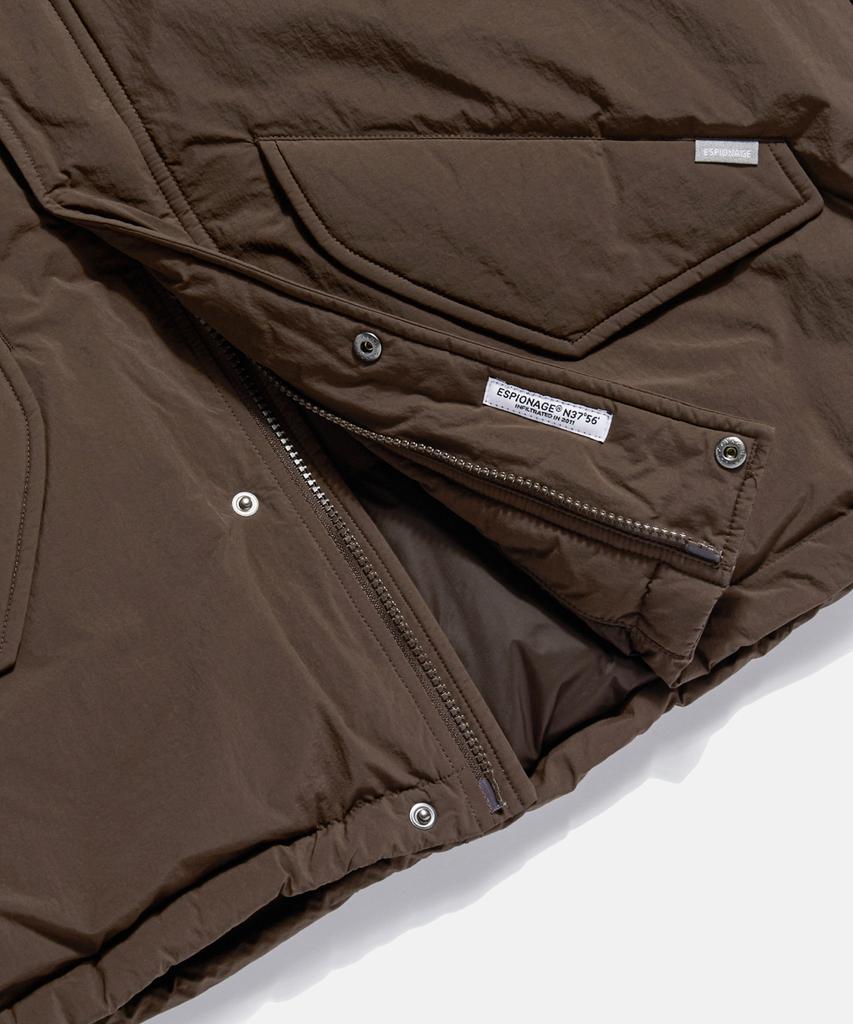 Espionage M65 Down Blouson Parka Dark Brown