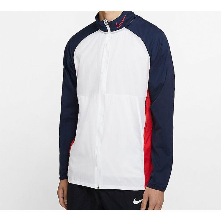 Nike Academy Soccer Jacket Men Outerwear Blue White BQ7347-102