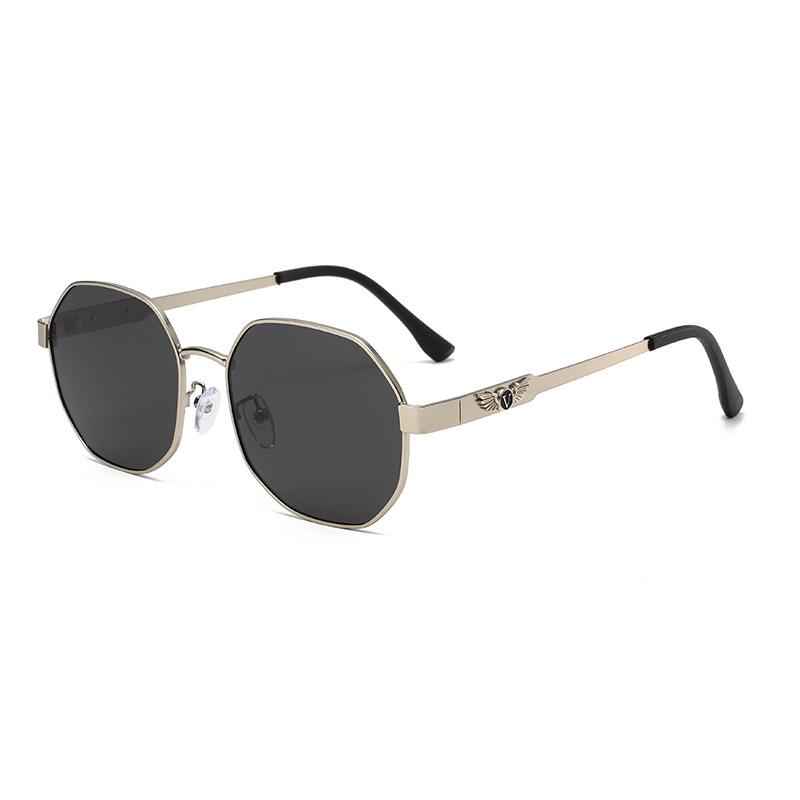 2026 Men's Hipster Cool Irregular Metal Sunglasses: European & American Style, Small Frame Fashion.