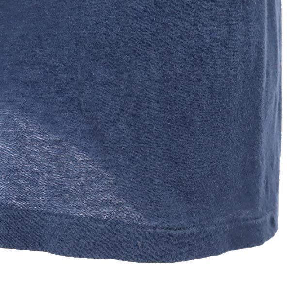 Y's Made In Japan Short Sleeve Asymmetry T-shirt 2 Navy System Men's Used