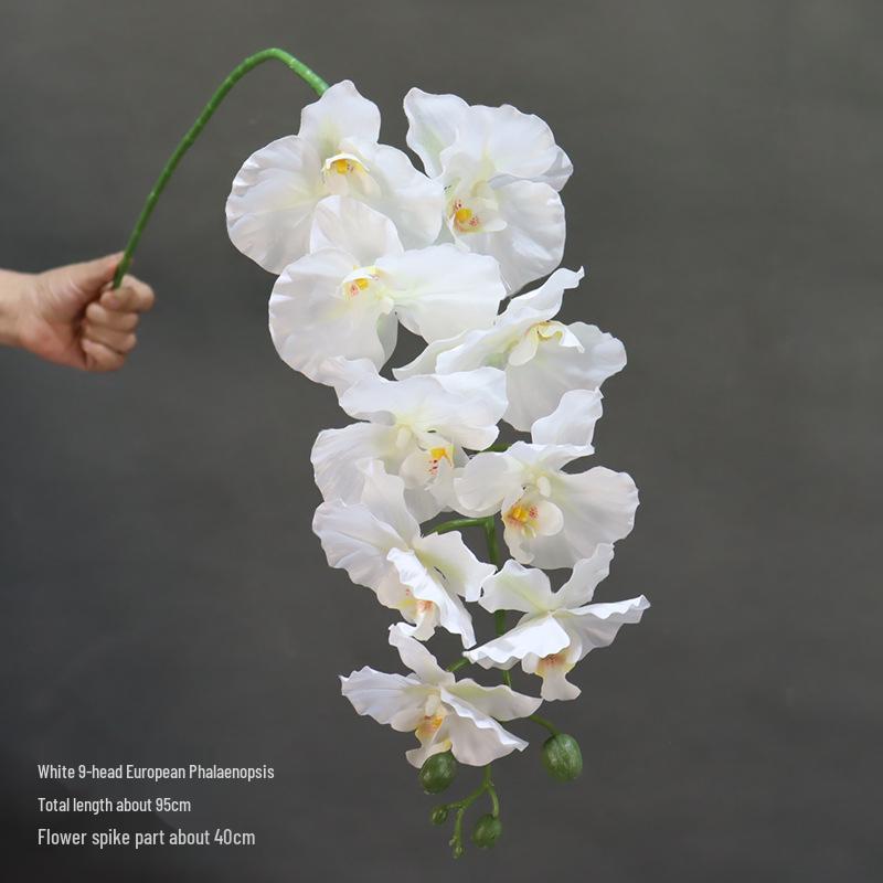 Luxury White Phalaenopsis Silk Floral Wedding Arrangement Guide