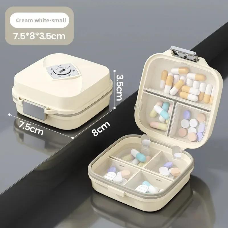 7 Izgara Mini Taşınabilir Hap Kutusu Haftalık İlaç Vitamin Depolama Düzenleyici Seyahat Tabletleri Mühürlü Kutu Hap Kutusu Konteyner