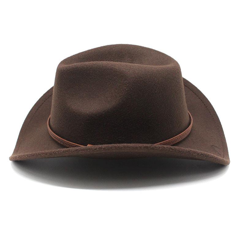 Western Cowboy Hat For Men Women With Wool Felt Material For Outdoor Events And Festivals