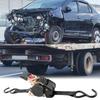 Adjustable Length Ratchet Tie Down 25mm X 2metres Automatic Rollup Ratchet Strap Cargo Lashing