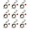10-1PC Fluorescent Cable Tie Organizer Tools Reusable Zip Tie Holder Portable Electrical Wire Ties Clip Cable Tie Storage Tools