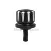 Motorcycle Black Seat Bolt Tab Screw For Harley Touring Road King Street Glide Softail Dyna Sportster XL Street Bob 96-19