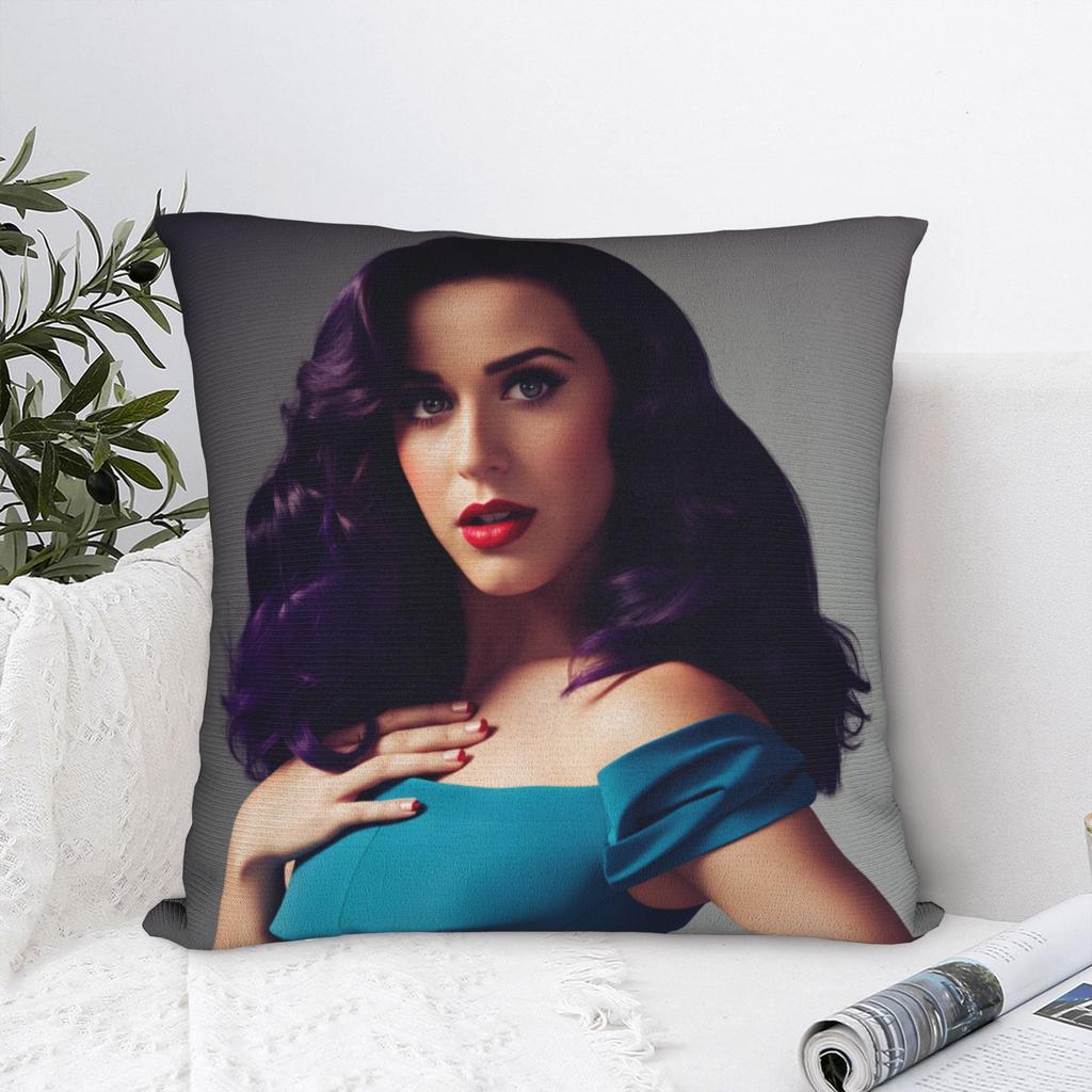Pillow Case American singer K-Katy P-Perry Comfy Pillow Cover For Chair Sofa Home Decor Vintage Pillowcases