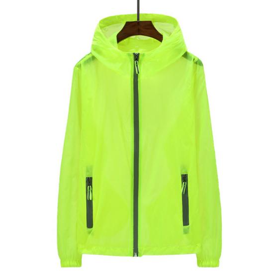 Sun Protection Jacket Reflective Strip Hooded Zipper Pockets Long Sleeves Smooth Anti-UV Thin Fishing Camping Men Summer Outdoor Coat Men Clothes