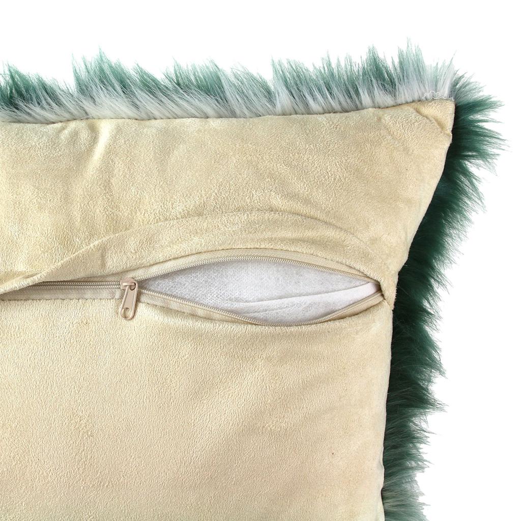 Les Trésors De Lily [R1083] - Coussin créateur 'Scarlett' vert (dégradé) - 45 cm