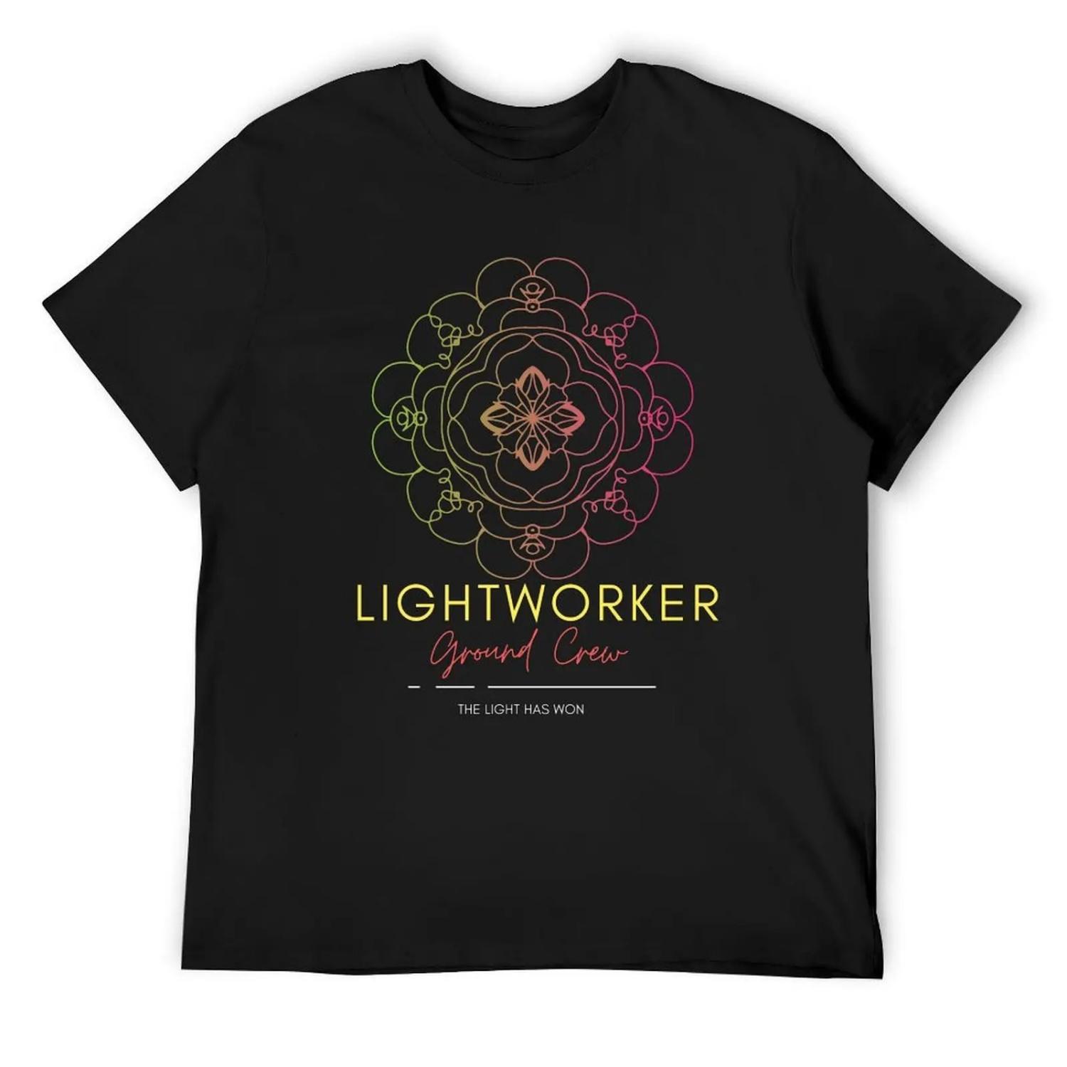 Lightworker Crew Mandala T-Shirt oversized oversize t-shirts man man clothes rapper graphic tees t shirts men S