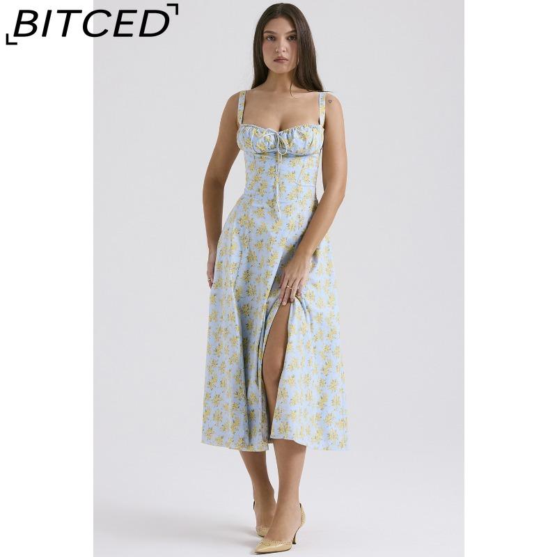 BITCED Summer-inspired Chic and Sophisticated Strapless Dress for Women