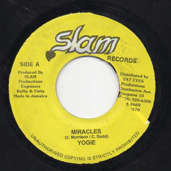

7inch Record YOGIE - Miracles NONE Slam Records Japan Reggae, Ska & Dub Used