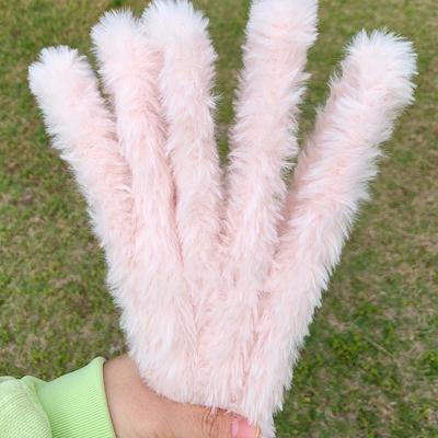 1PC Fluffy Toys Materials Imitation Rabbit Hair Plush Dolls Twisting Sticks