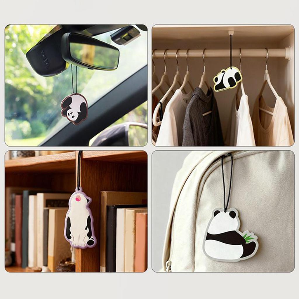 Lufterfrischer für Auto 4 Stück Anhänger für Auto Tierform Langanhaltende Auto-Erfrischertablette für Frauen Männer Automobil Zuhause