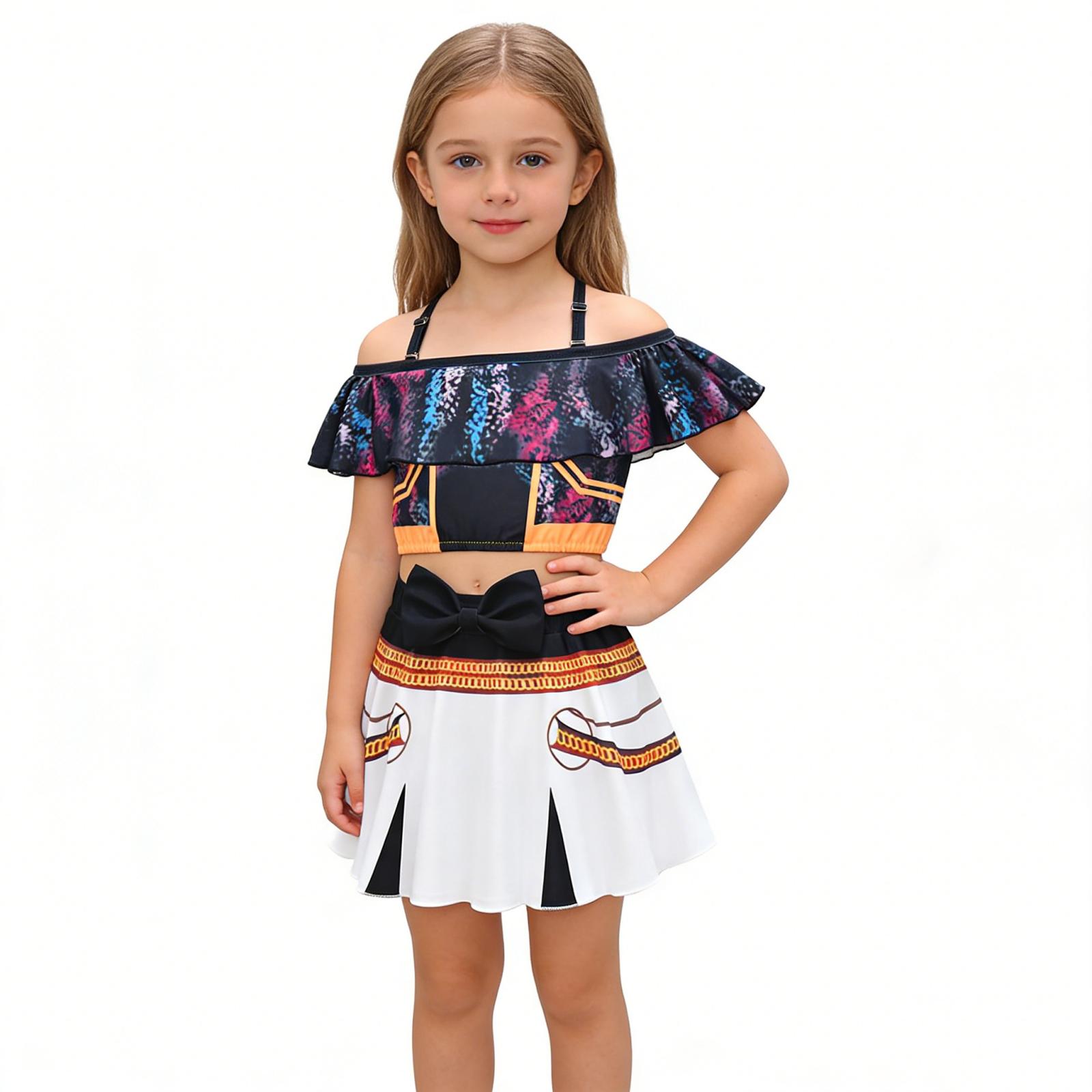 Children s Fashionable Casual Swimming Suit Set 160 чёрный