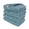 [aso] Imabari Mini Bath Towels, Set of 4, Medium Thick, 44 X 100cm, 100% Cotton, Made In Japan, Everyone's Towels (Set of 4, Ash Blue) Cy-mt275-mb4-ab