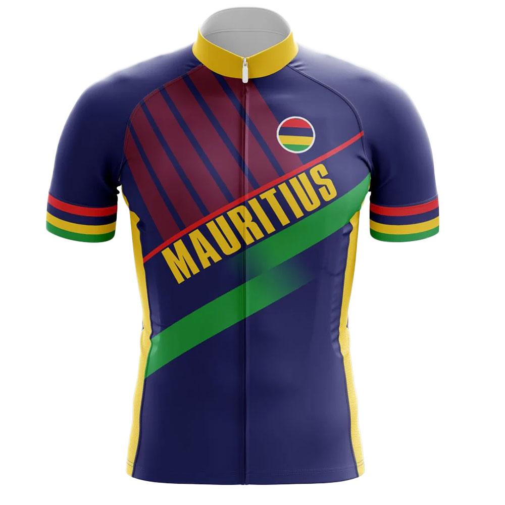 

Mauritius National Team Men Bicycle Clothing Road Bike Shirts Suit Bicycle Bib Shorts MTB Ropa Maillot Summer Breathable Cycling Suit Set 2026 XS