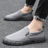 Męskie Buty Codzienne Oddychające Lodowy Jedwab Płótno Mokasyny Trampki Outdoor Komfort Wsuwane Płaskie Wulkanizowane Buty Mokasyny Mężczyźni