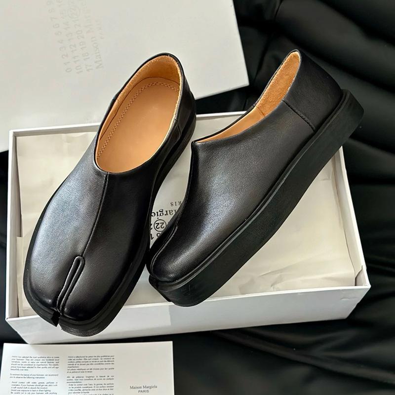 

Таби нишевый дизайн однопедальные туфли с раздельным носком низкие мужские и женские персонализированные туфли по форме стопы туфли-подкова трендовые туфли-свиные копытца туфли дерби 45