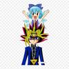 Female Yugi Yugi Mutou Seto Kaiba Iron On Patches For Clothing Applique Stickers On Clothes Heat-Sensitive Custom Patch