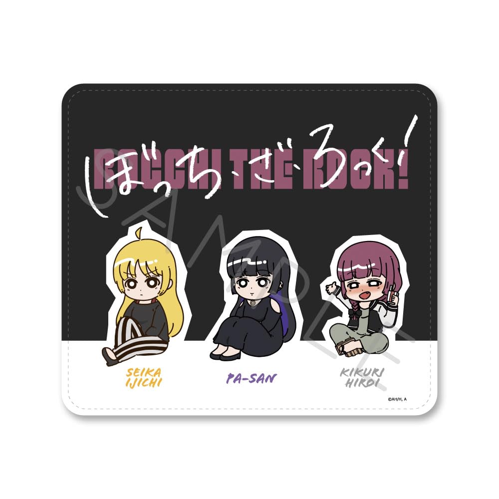 SYNC INNOVATION Anime the 2nd Series SA Mouse Pad H150 X W170mm PU Leather "Bocchi Rock!" [Group A] SYC-BTR2MP-SA