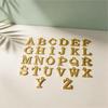 DIY Jewelry Accessories: 26 Alphabet Titanium Steel Pendants for Bracelets, Necklaces, Handmade Charms