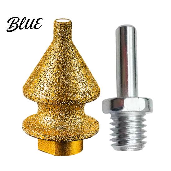 Hole Opener Drill Bit Diamond Chamfering for Grinder 4-in-1 Saw Beveling Grinding Head Ceramic Tile Chamfering/Hole Enlarging/Polishing/Arc