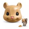 Squirrel Head Bird Feeder Outdoor Hanging Cartoon Garden Decor