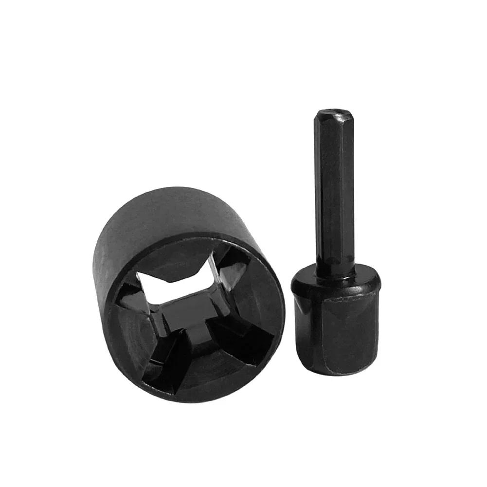 Heavy Duty Trailer Jack Drill Adapter Steel Electric Tool Attachment for Boat RV Leveling Fast Installation Emergency Kit