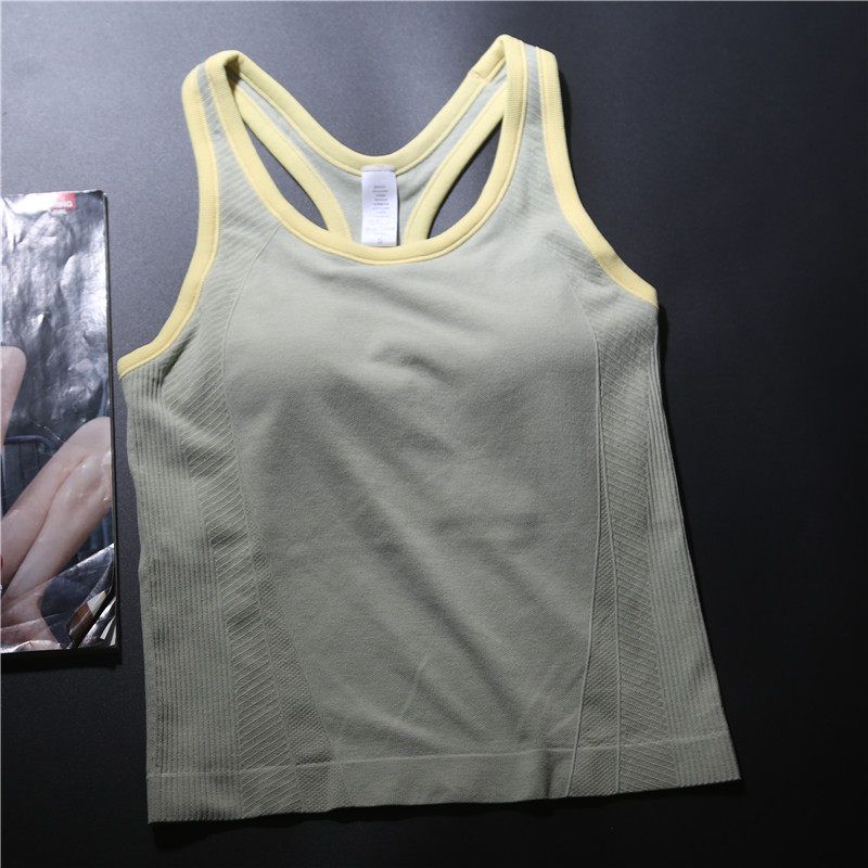 

Yoga Fashion Female Comfortable Breathable Sleeveless Workout Clothes Mountain Green S