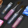 1/2 Pcs Toothbrush Soft Bristled Toothbrush Lipstick Detachable Handle For Men And Women Travel Size Dental Care Tool