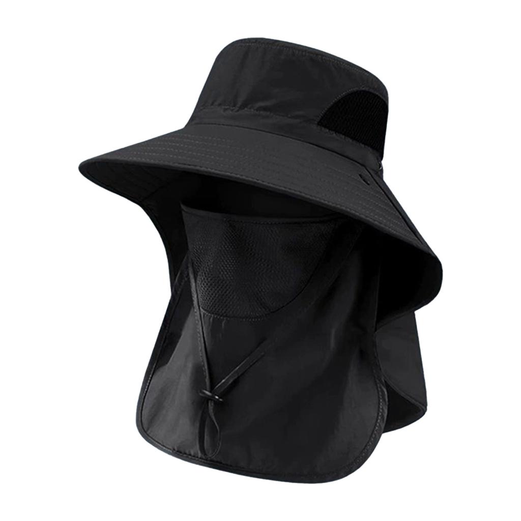 Sonnenschutzhut mit Nackenschutz Cooler Strandhut Reisekrempe Sommer UV-Hüte für Sommer Strand Angeln Wandern
