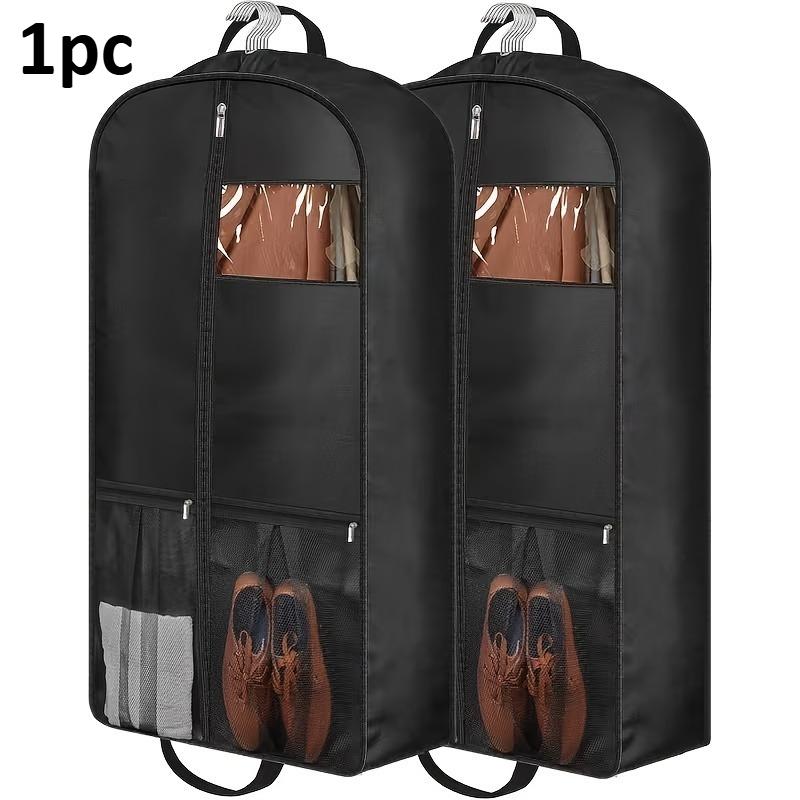 

41 Garment Dust Cover Bags with View Window - Sturdy Hanging Storage for Suits, Dresses & Coats, Closet Organizer Dust Cover