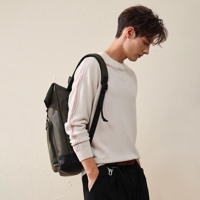 Herren Comom Boca Wave Line Wollpullover